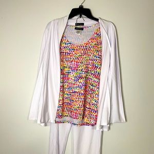 Womens 3 Piece Slinky Brand Business Casual Set Size Medium NWT